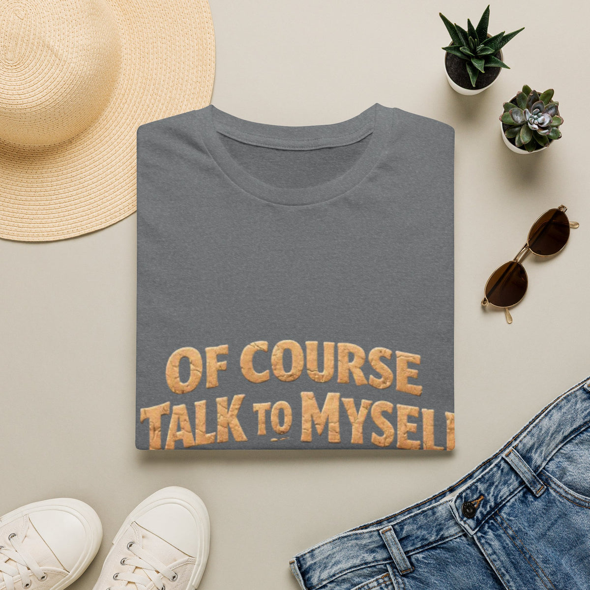 Adult T-Shirt — "Of Course I Talk to Myself, Sometimes I Need Expert Advice" Funny Graphic Tee