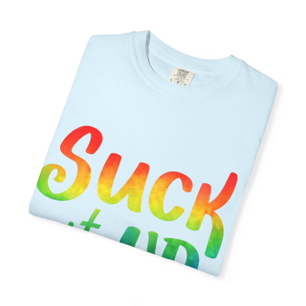 Suck It Up Buttercup Rainbow Graphic Adult T-Shirt