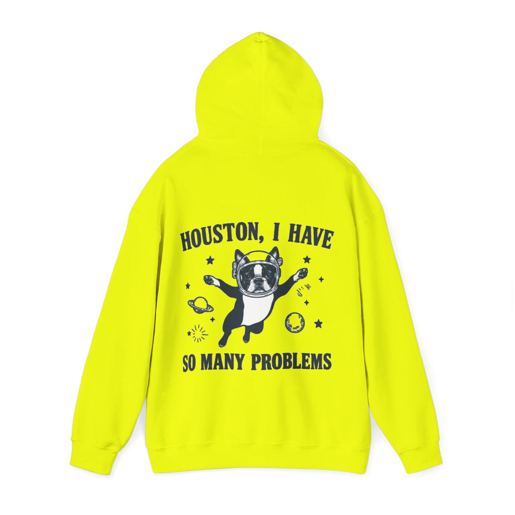 Houston, I Have So Many Problems Adult Hoodie — Funny Space French Bulldog Graphic Hoodie