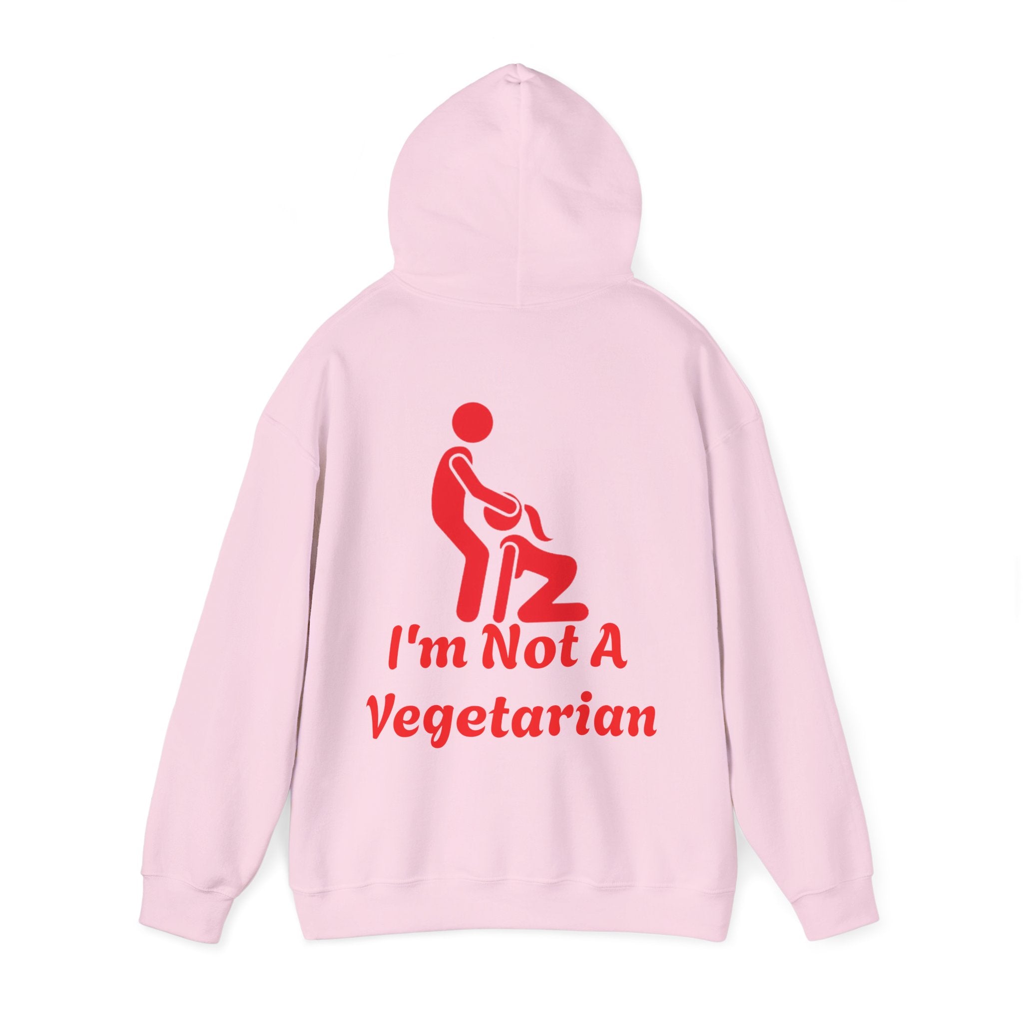 Adult Hoodie — I'm Not A Vegetarian (Funny Grilling Graphic)