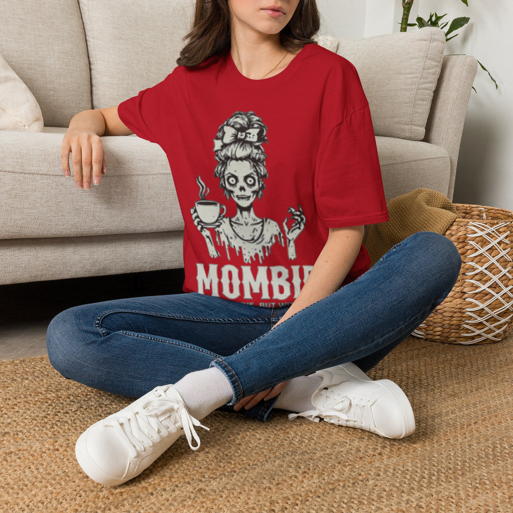 Mombie Adult T-Shirt — Cute Spooky Mom Graphic Tee ("Mommy")