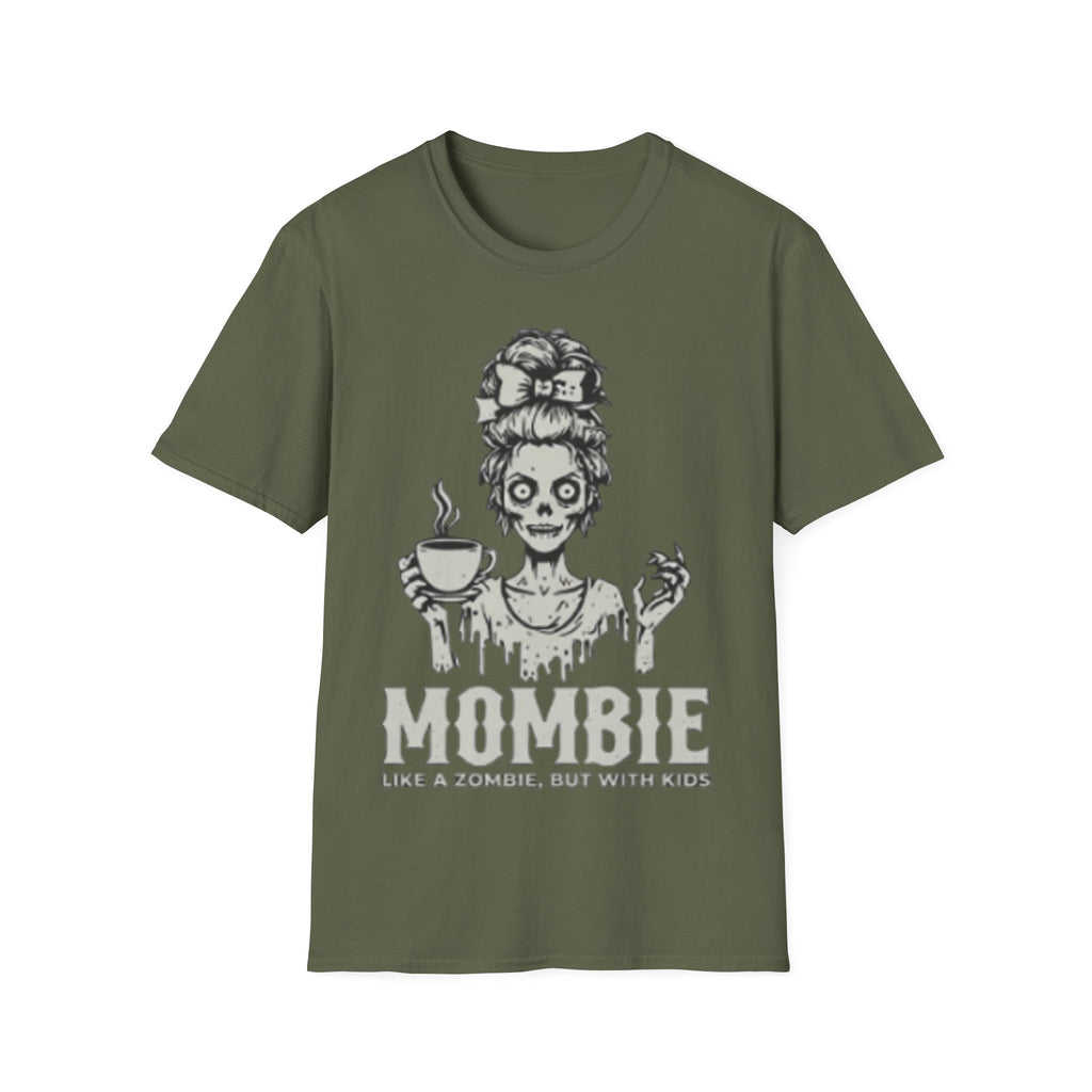 Mombie Adult T-Shirt — Cute Spooky Mom Graphic Tee ("Mommy")