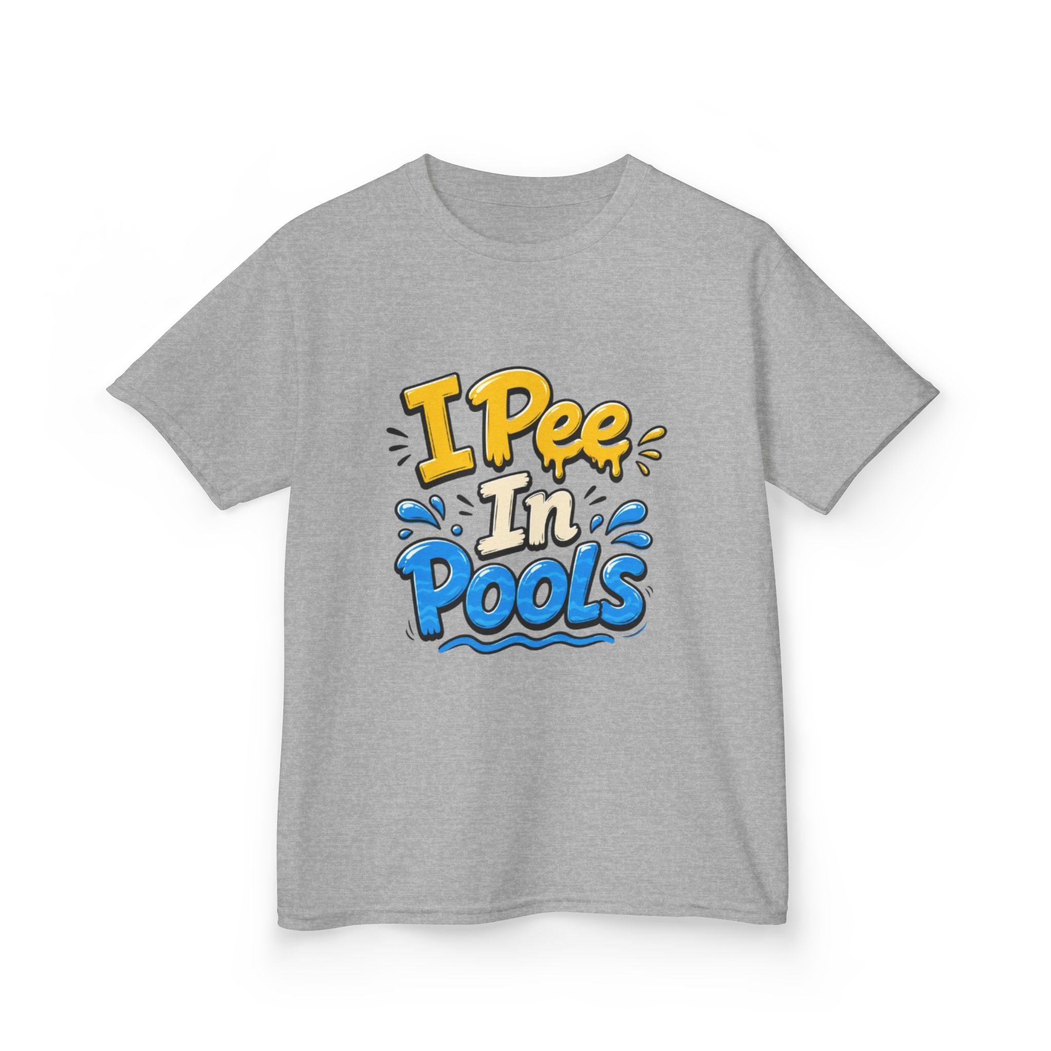 Kids Tee — "I Pee In Pools" Funny Summer Swim Shirt