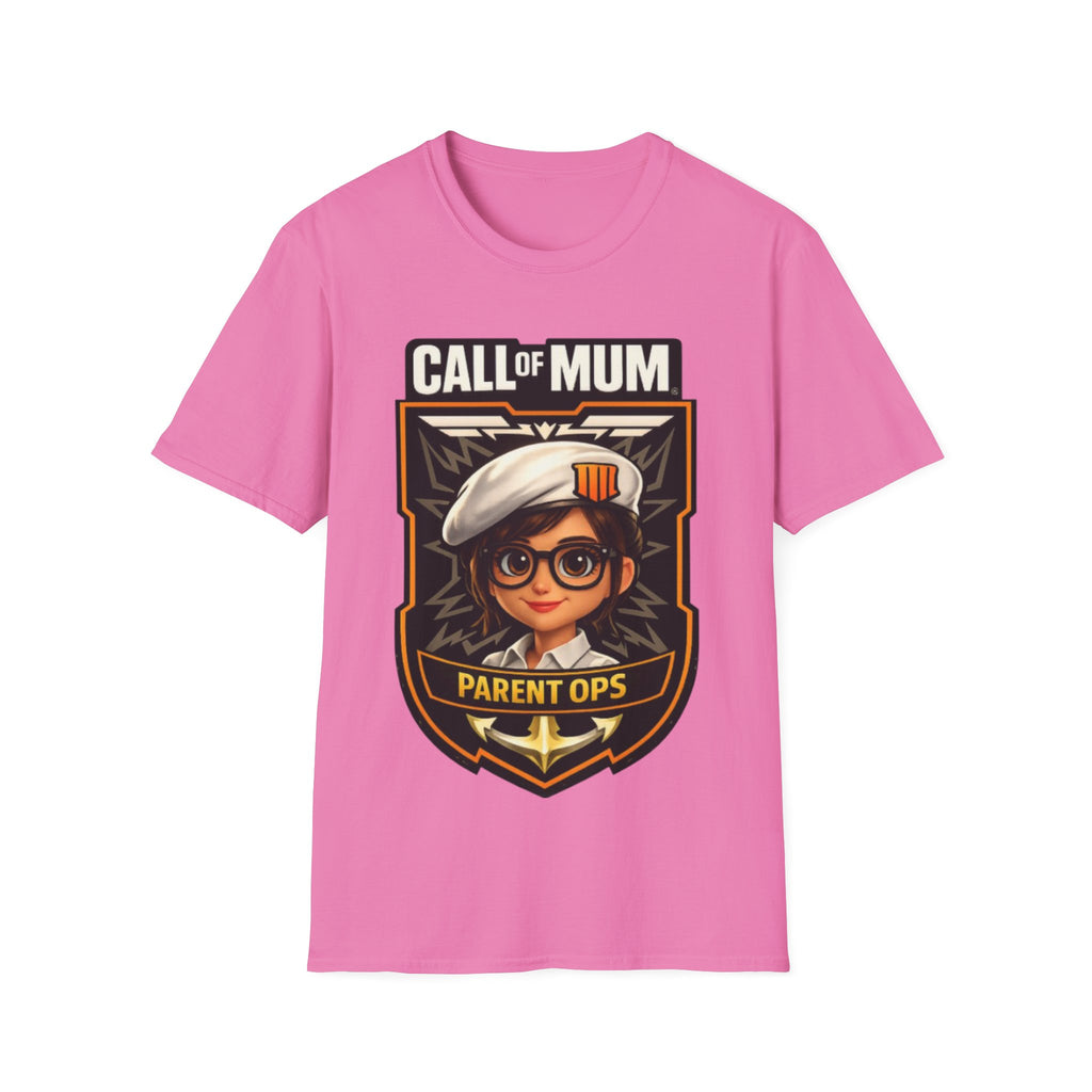 Call of Mum Adult T-Shirt — Gamer Mom "Parent Ops" Graphic Tee