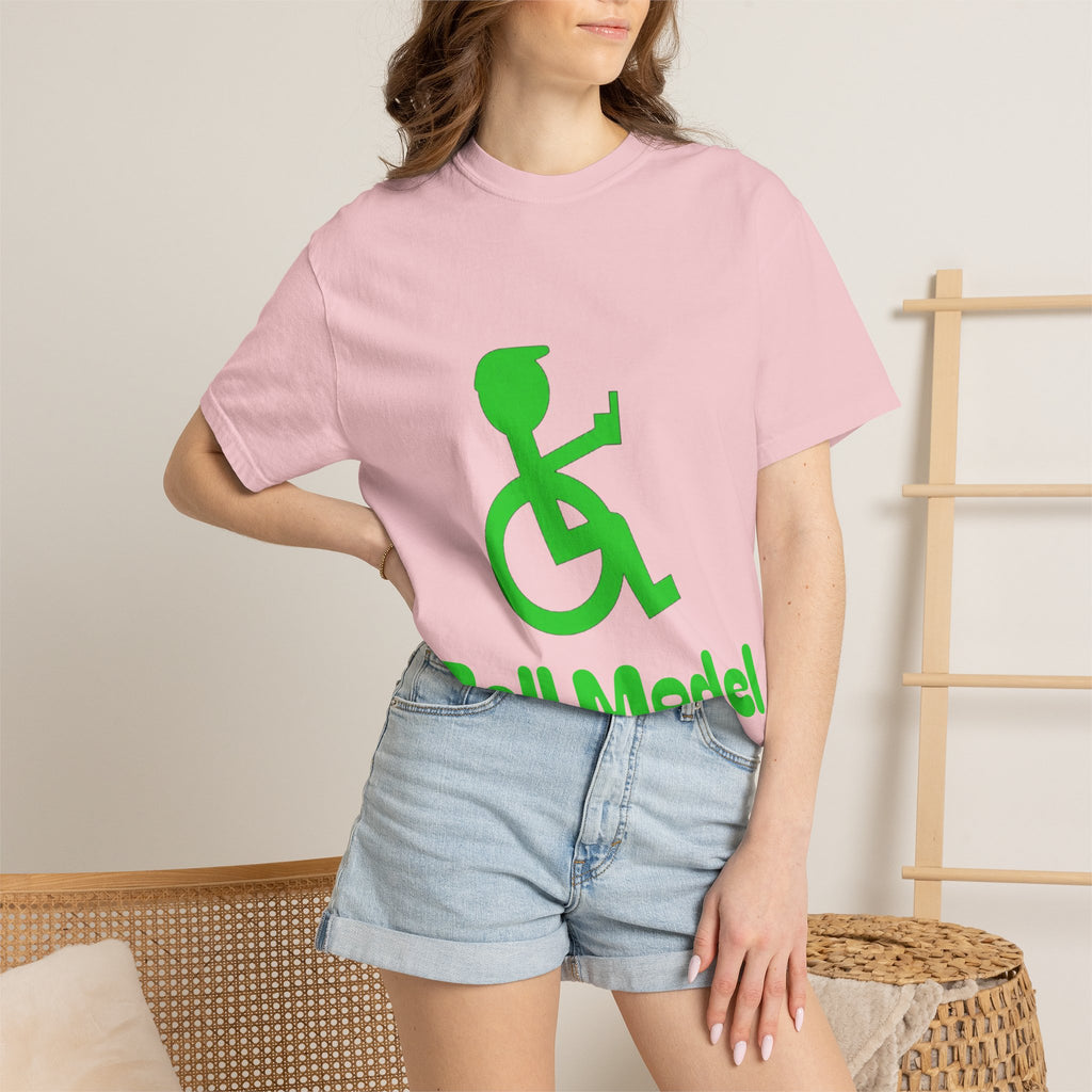 Roll Model Wheelchair Adult T-Shirt — Inclusive Disability Pride Tee