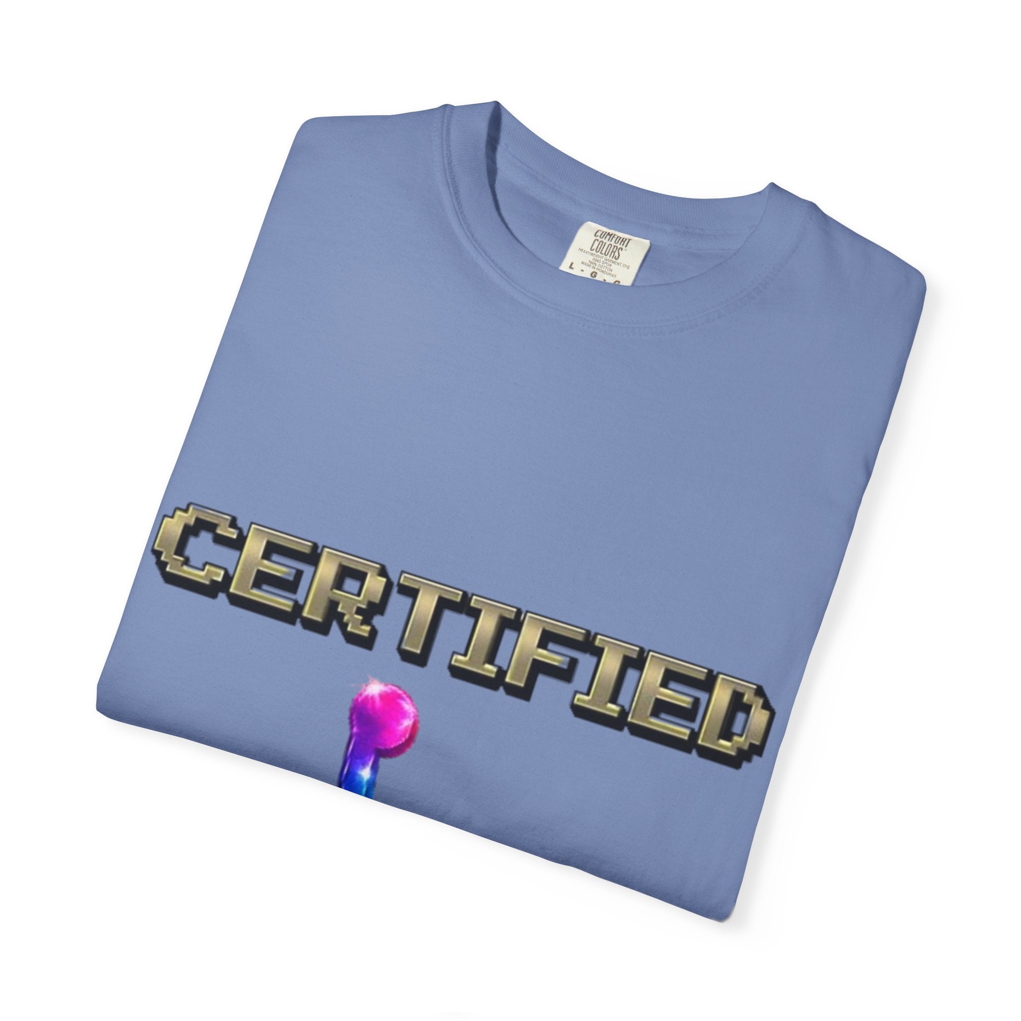 Certified Stunt Man T-Shirt — Rainbow Wheelchair Adult Tee