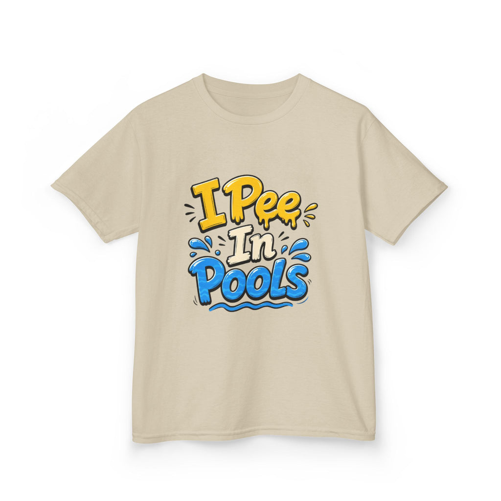 Kids Tee — "I Pee In Pools" Funny Summer Swim Shirt