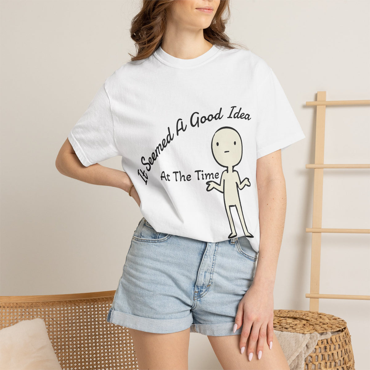 It Seemed A Good Idea At The Time Adult T-Shirt