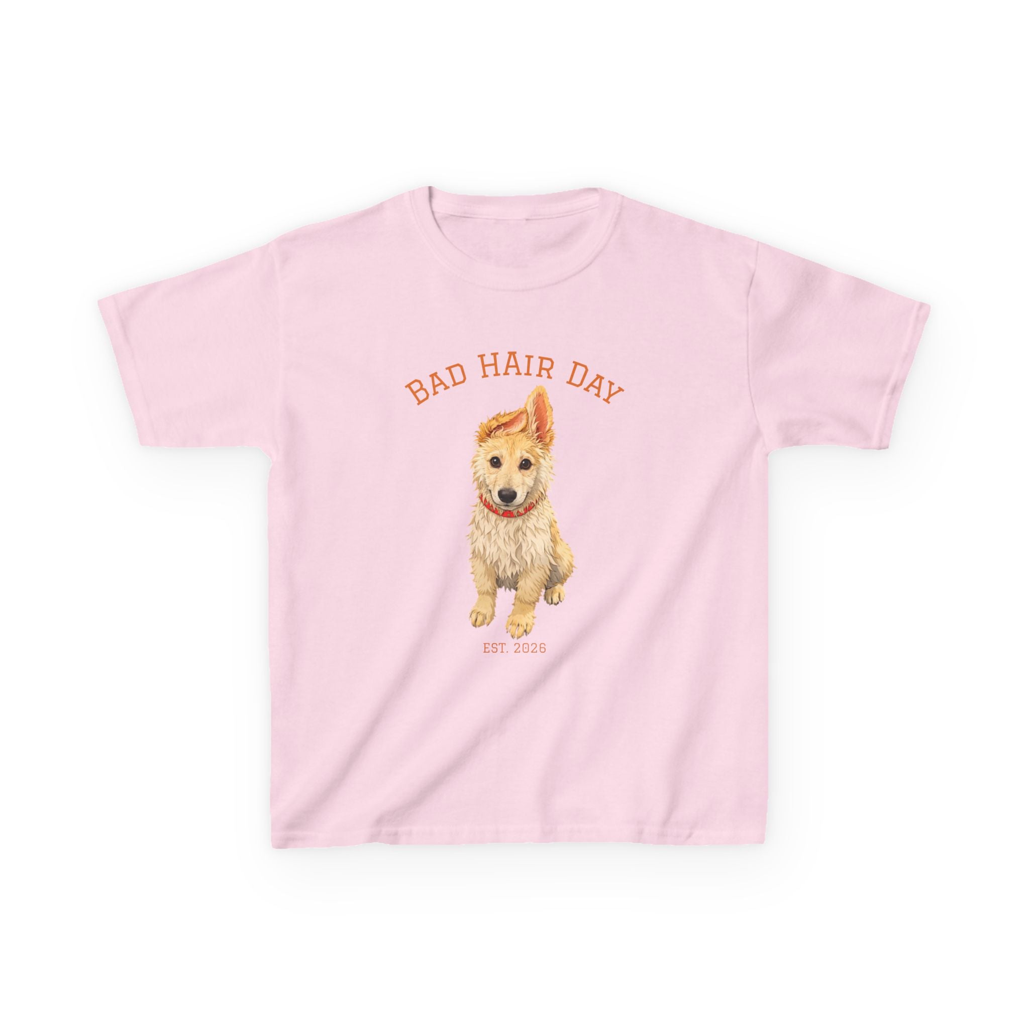 Bad Hair Day Puppy Tee | Tyra Illustration Kids T-Shirt