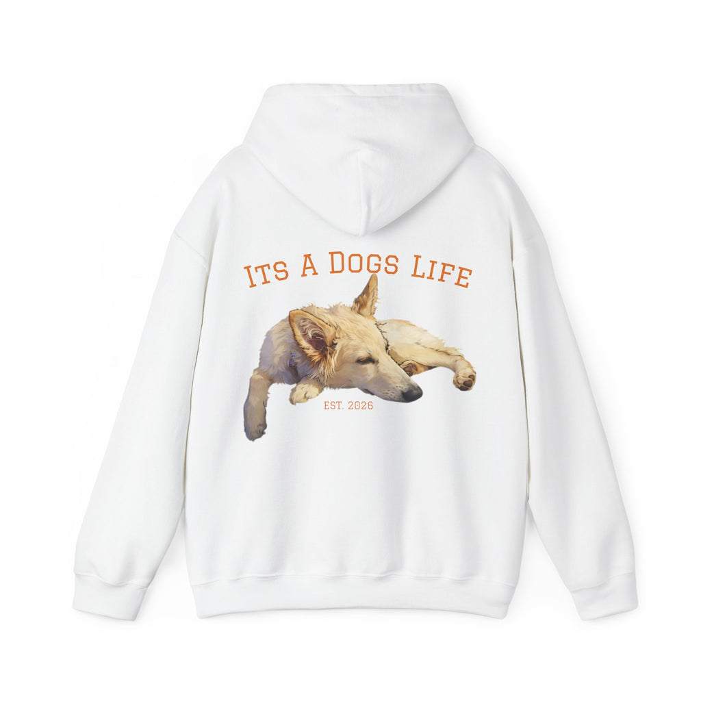 Sleeping Dog Illustration Adult Hoodie | "It's a Dog's Life" Graphic Hoodie