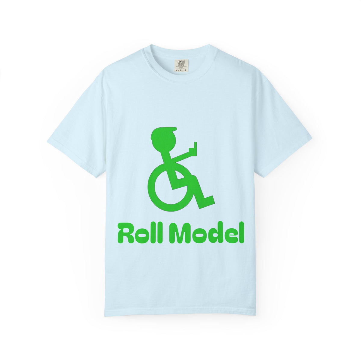 Roll Model Wheelchair Adult T-Shirt — Inclusive Disability Pride Tee