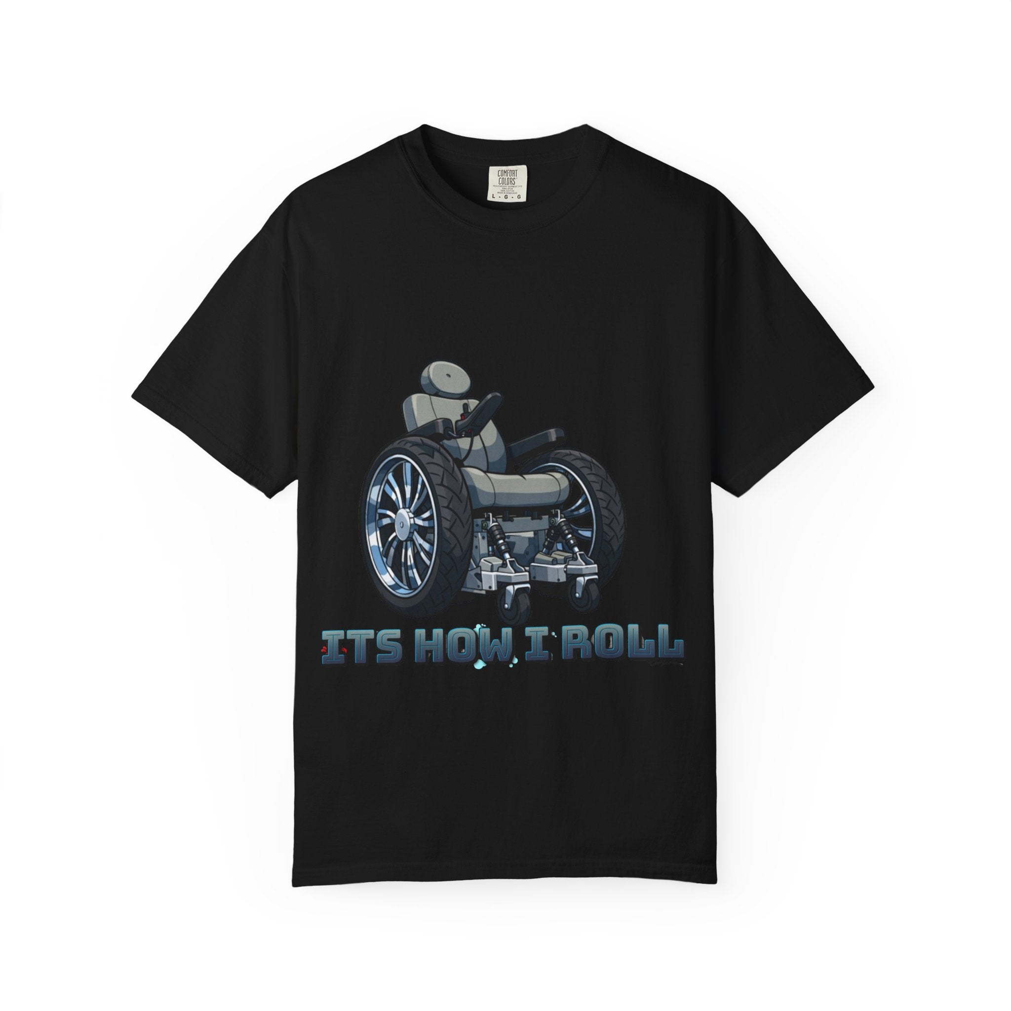 Adult T-Shirt — 'It's How I Roll' Wheelchair Graphic Tee