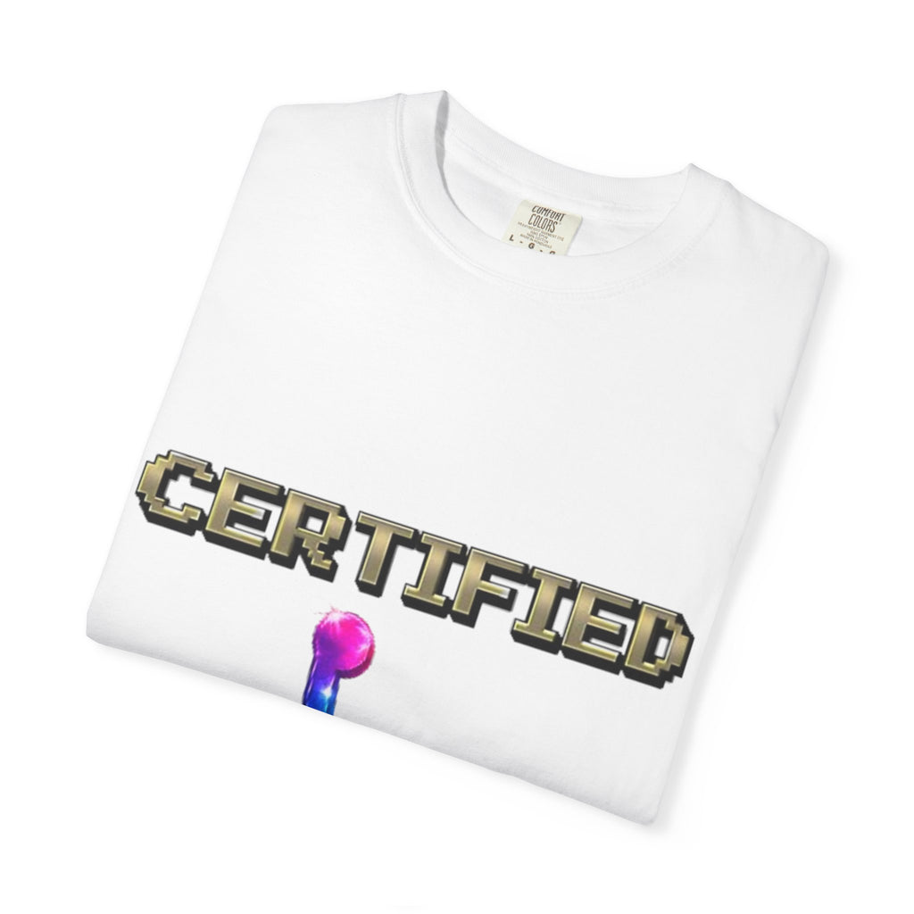 Certified Stunt Man T-Shirt — Rainbow Wheelchair Adult Tee