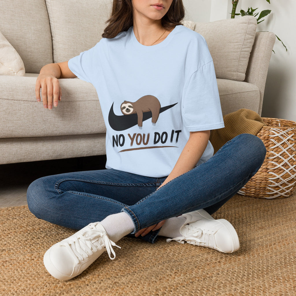 Sloth "No You Do It" Adult T-Shirt