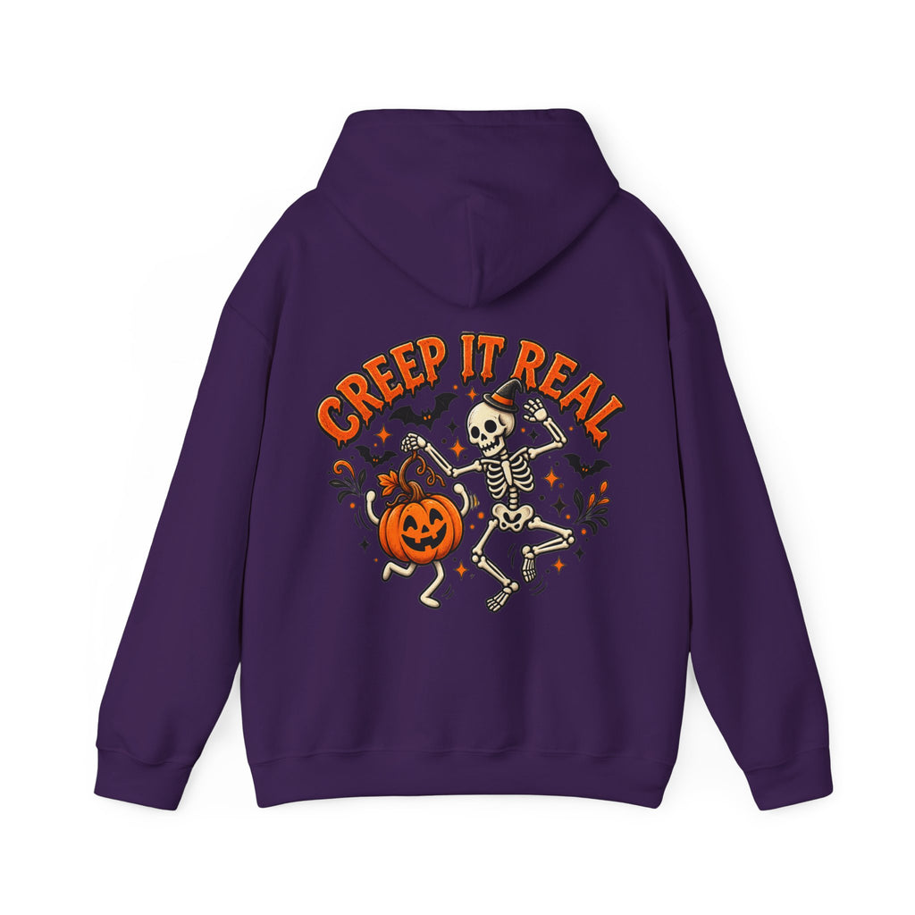 Halloween Skeleton 'Creep It Real' Adult Hoodie