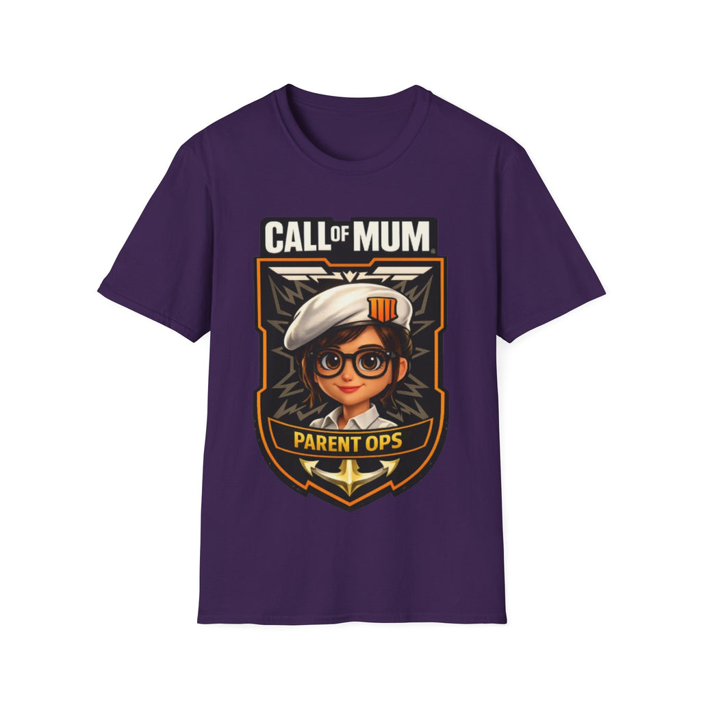 Call of Mum Adult T-Shirt — Gamer Mom "Parent Ops" Graphic Tee