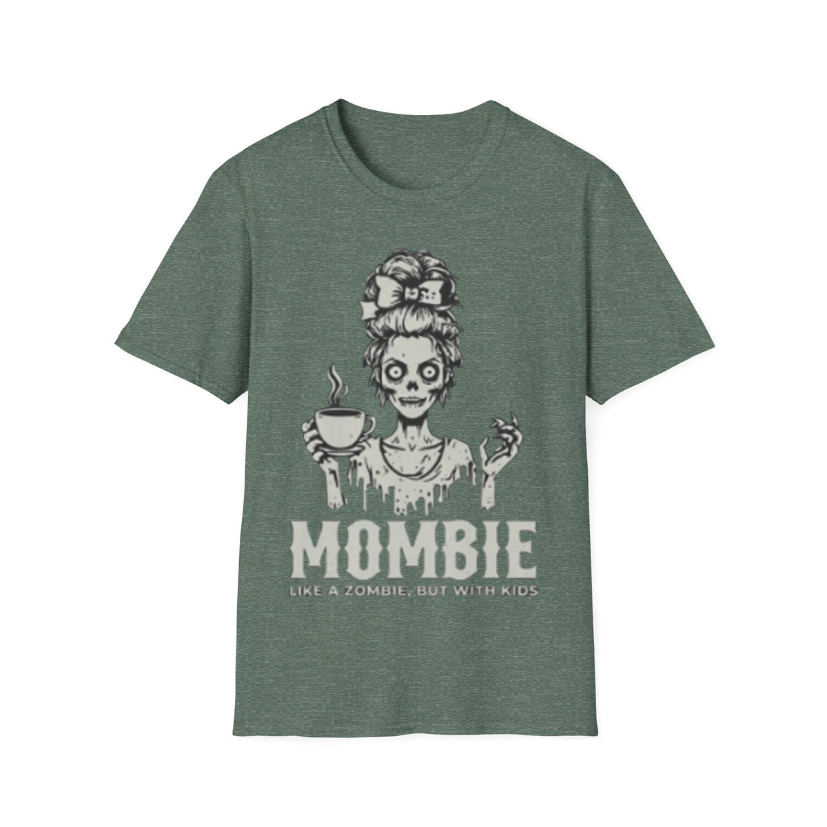 Mombie Adult T-Shirt — Cute Spooky Mom Graphic Tee ("Mommy")