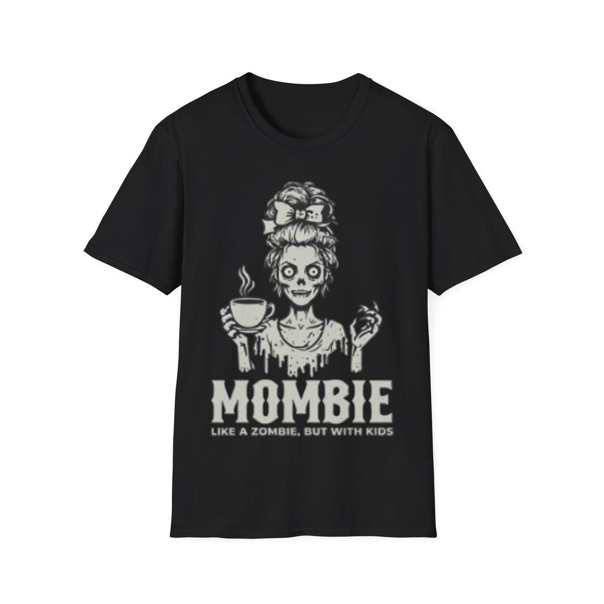Mombie Adult T-Shirt — Cute Spooky Mom Graphic Tee ("Mommy")