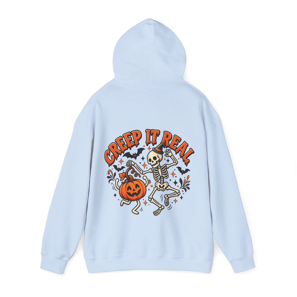 Halloween Skeleton 'Creep It Real' Adult Hoodie