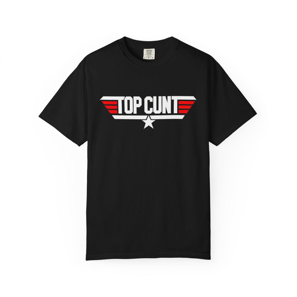 Top Cunt Graphic Adult T-Shirt — Retro Military-Inspired Statement Tee