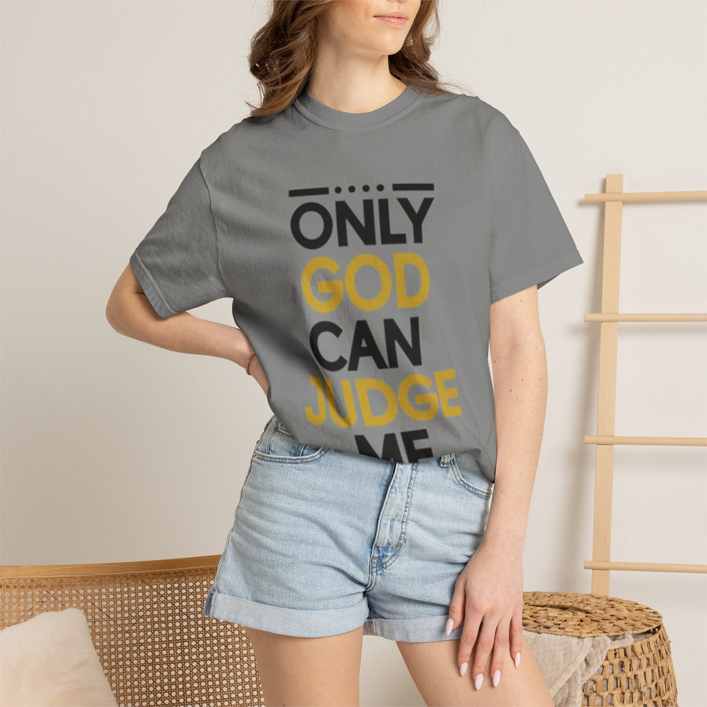 Only God Can Judge Me T-Shirt — Bold Faith Graphic Adult Tee