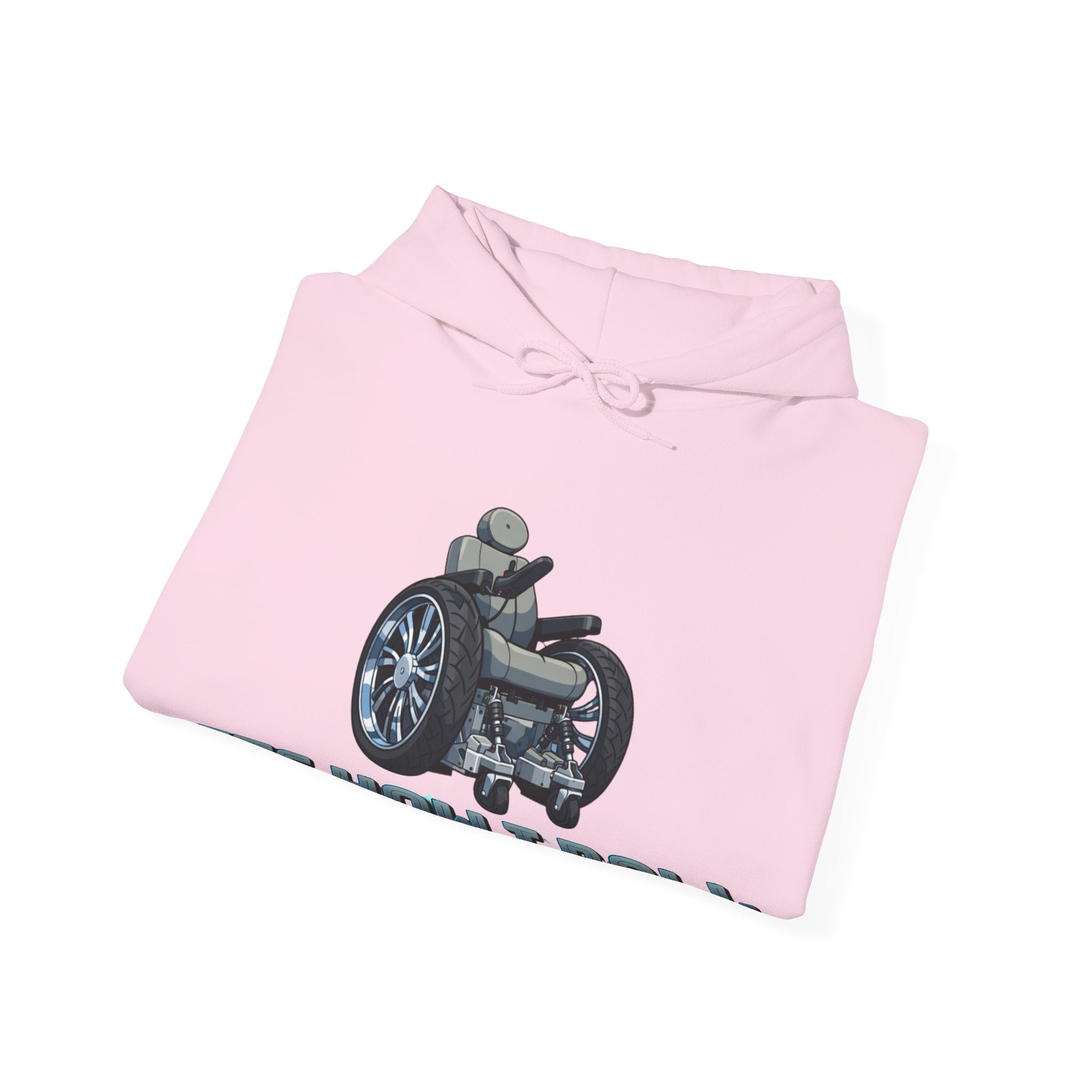 Adult Hoodie — 'It's How I Roll' Wheelchair Pride Graphic Hoodie
