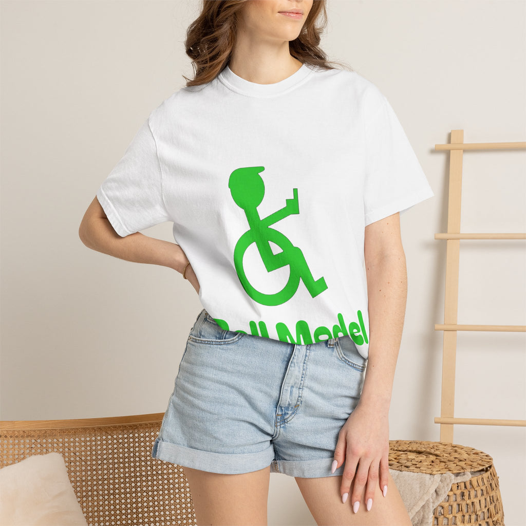 Roll Model Wheelchair Adult T-Shirt — Inclusive Disability Pride Tee