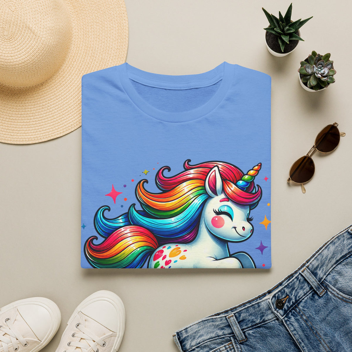 Funny Unicorn Chaser Adult T-Shirt — Rainbow Magical Unicorn Tee