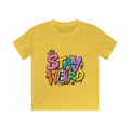 Kids T-shirt - "Stay Weird" Colorful Graffiti Shirt for Kids, Playful Self-Expression Gift
