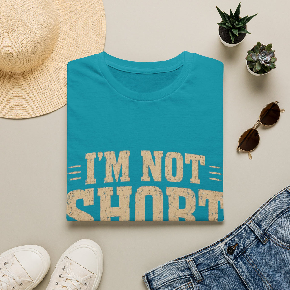 Adult T-Shirt — “I’m Not Short, I’m Fun Size” Funny Graphic Tee