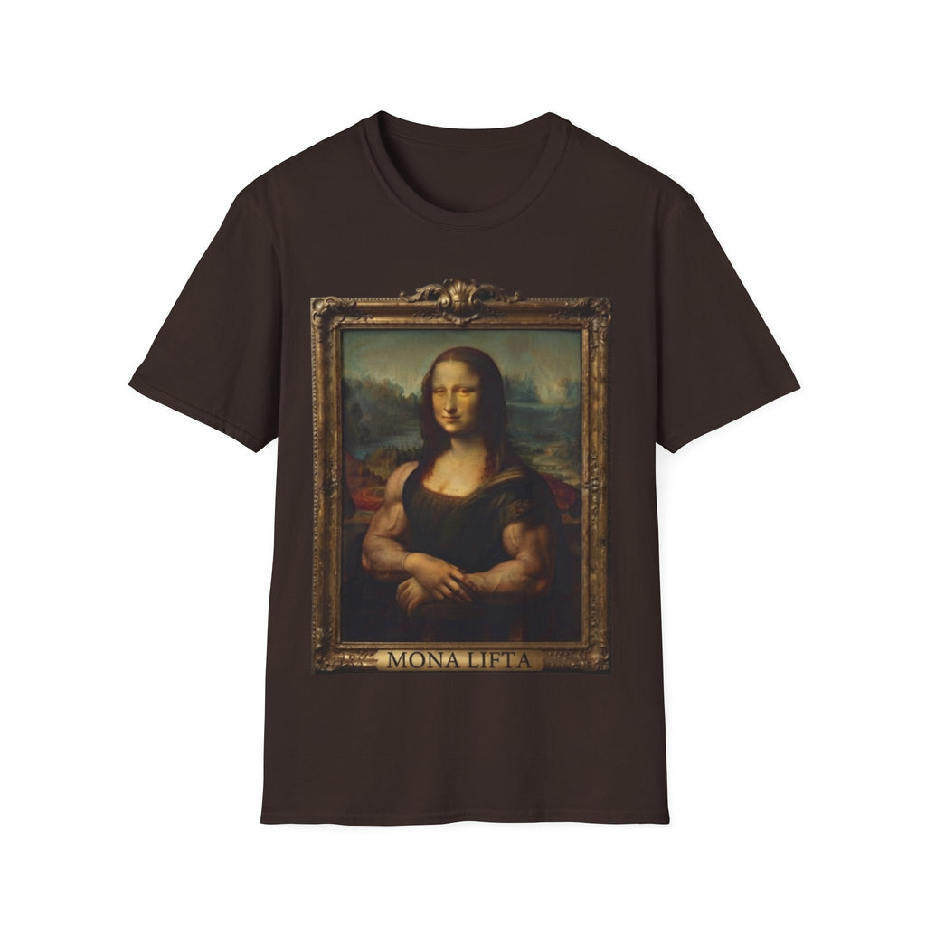 Mona Lisa Portrait Adult T-Shirt — Classic Renaissance Art Tee