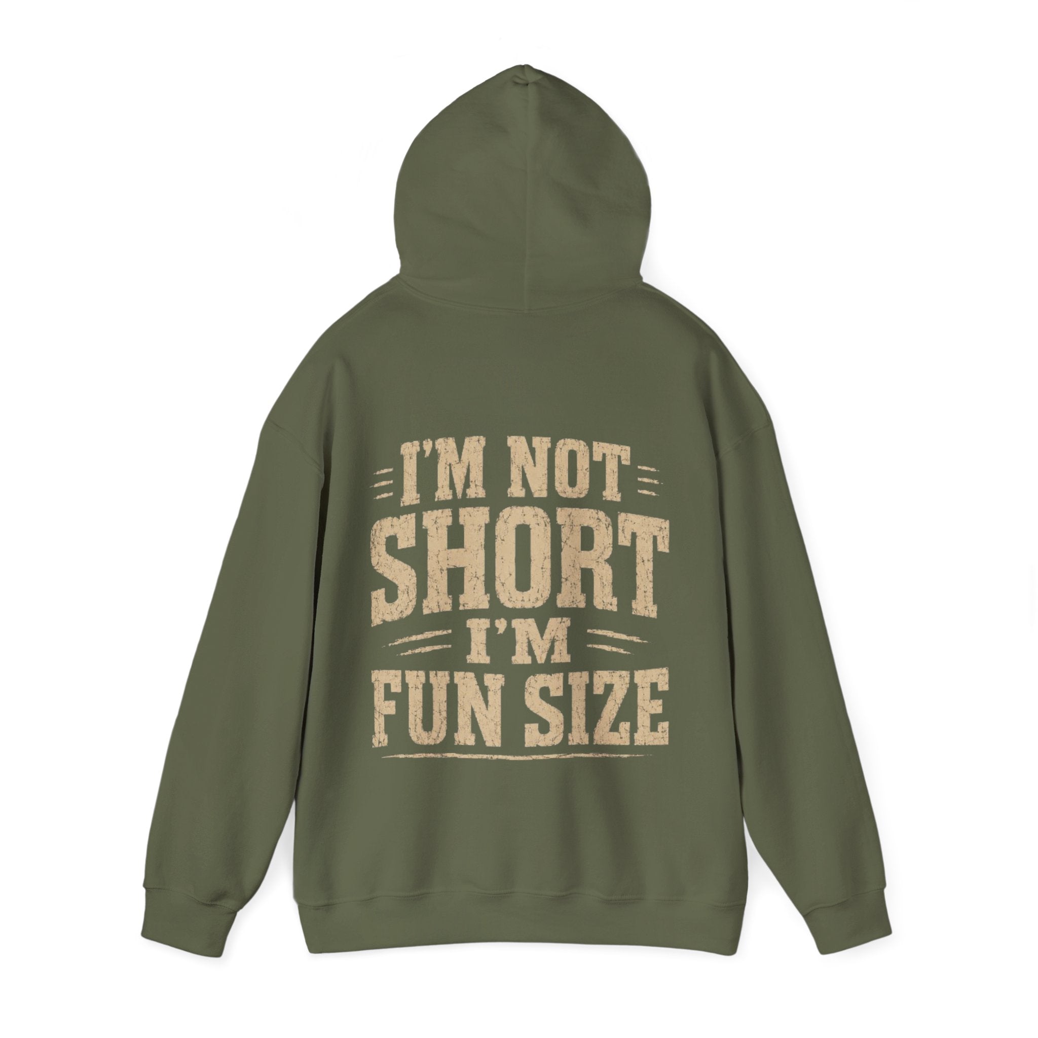 Adult Hoodie — “I’m Not Short I’m Fun Size” Funny Graphic Pullover