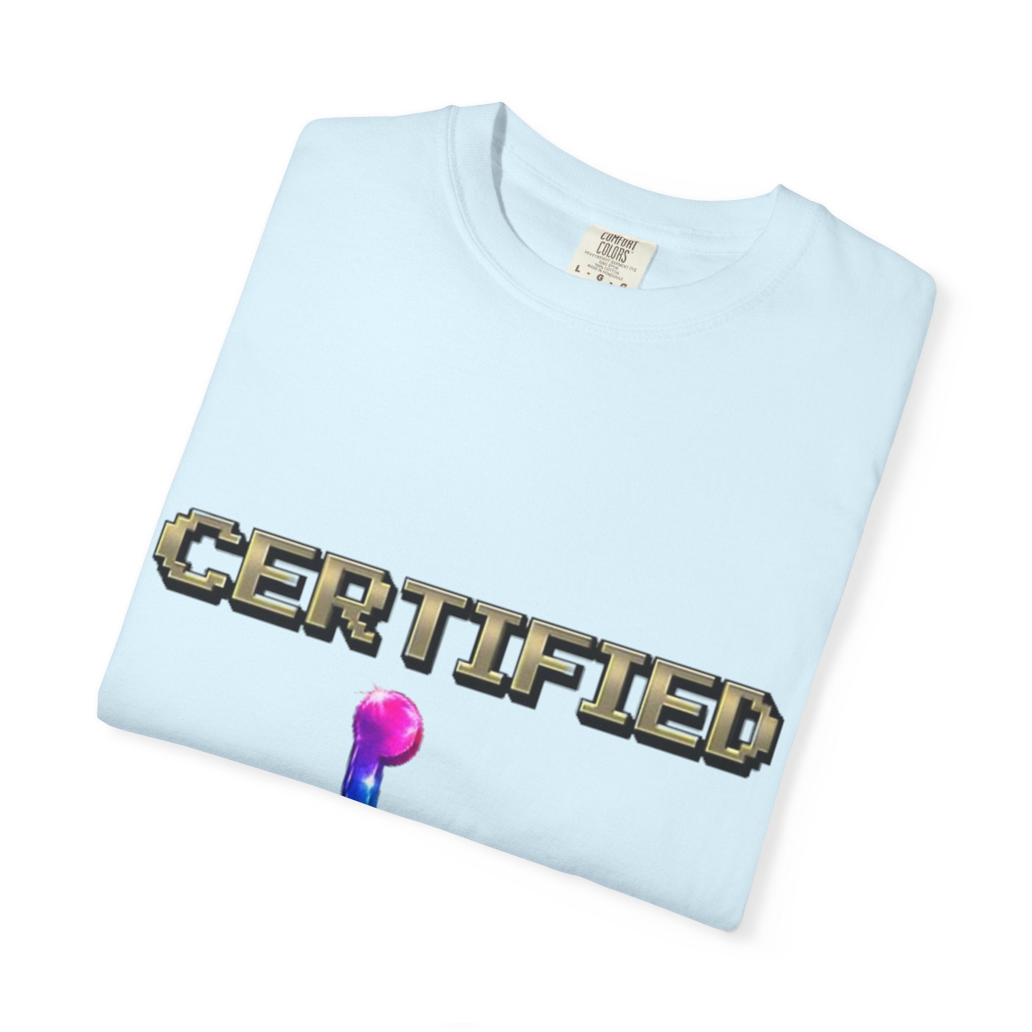 Certified Stunt Man T-Shirt — Rainbow Wheelchair Adult Tee