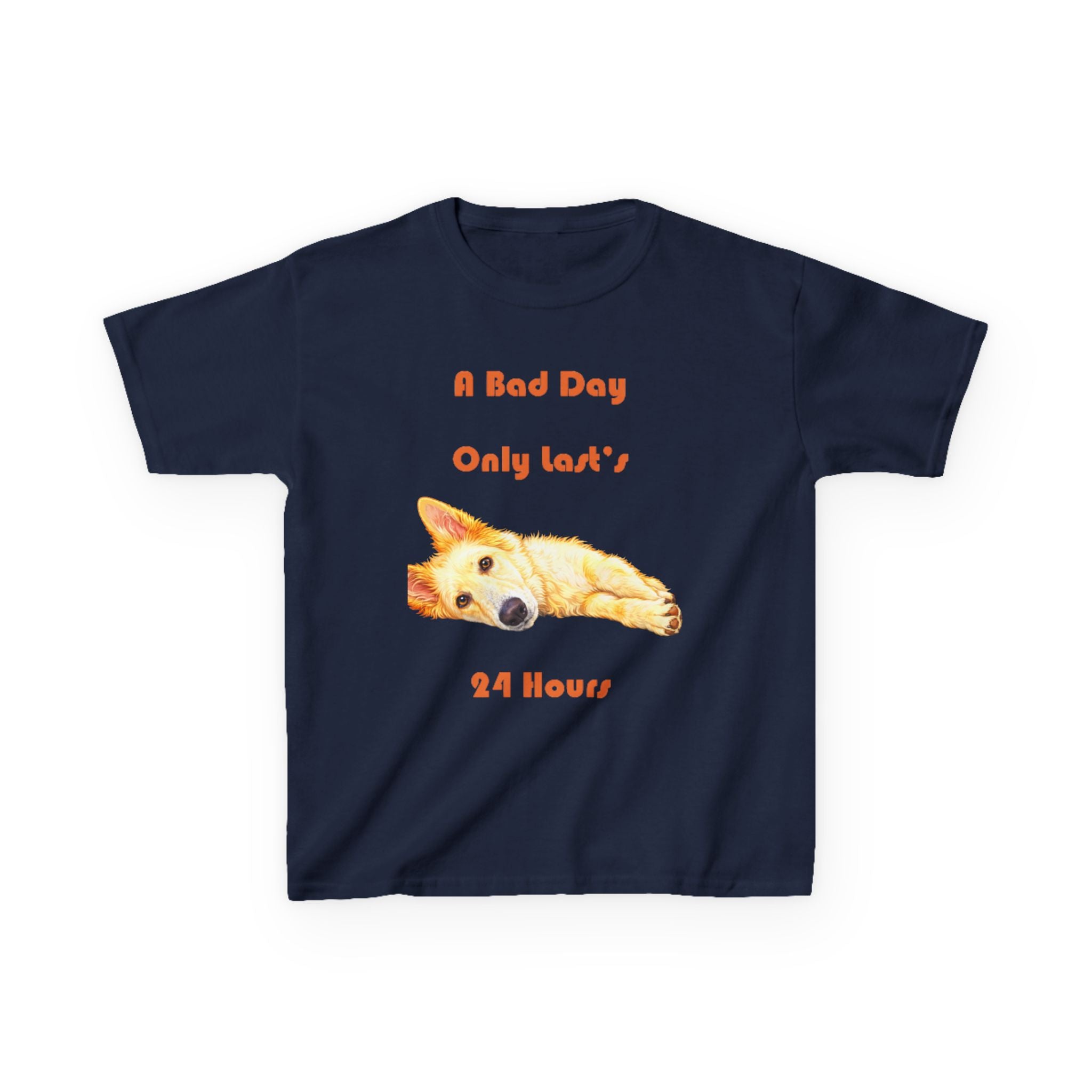 A Bad Day Only Lasts 24 Hours Kids Tee | Tyra Illustration