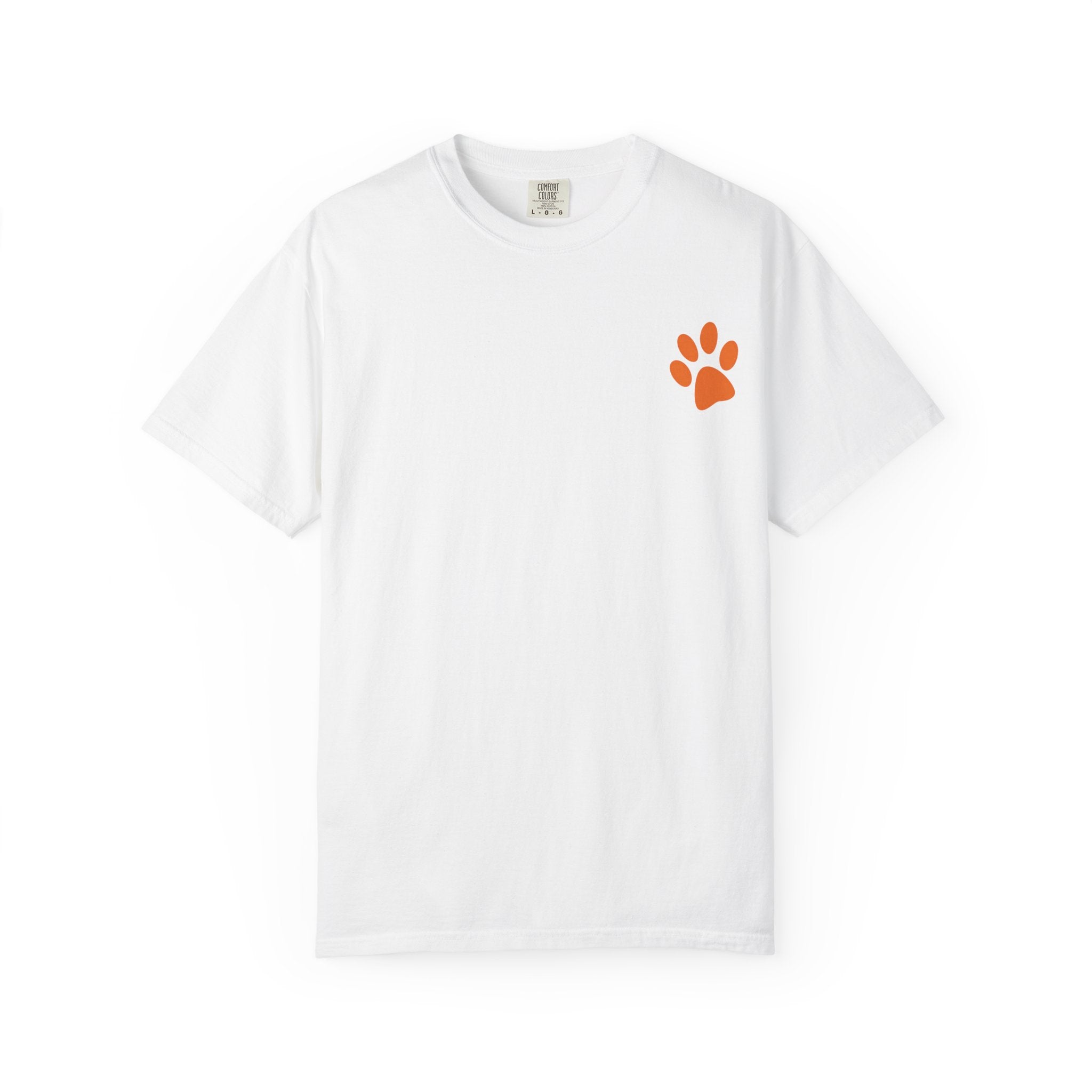 Bad Hair Day Puppy Adult T-Shirt | Paw Print Graphic