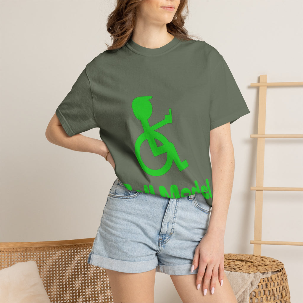 Roll Model Wheelchair Adult T-Shirt — Inclusive Disability Pride Tee
