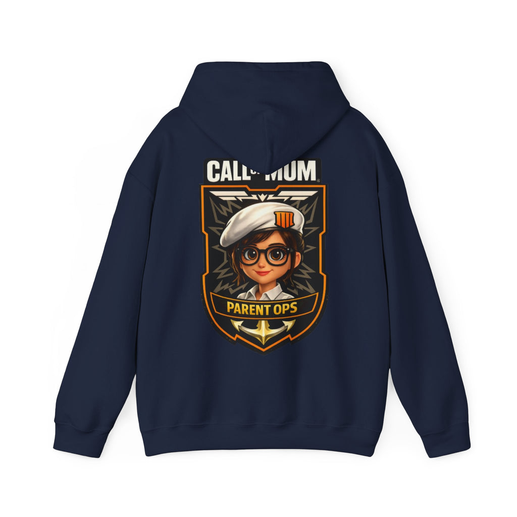 Adult Hoodie - "Call Mom" Parent Ops Gaming Mom Graphic Hoodie