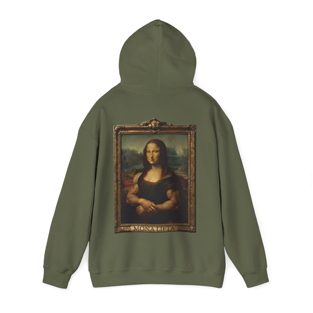 Mona Lisa Adult Hoodie – Classic Renaissance Art Print Pullover