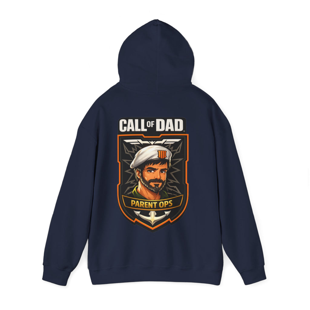 Adult Hoodie - "Call of Dad: Parent Ops" Tactical Gamer Hooded Sweatshirt