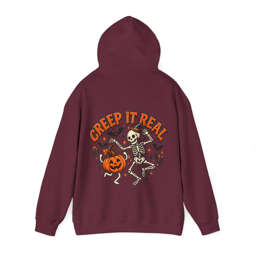 Halloween Skeleton 'Creep It Real' Adult Hoodie