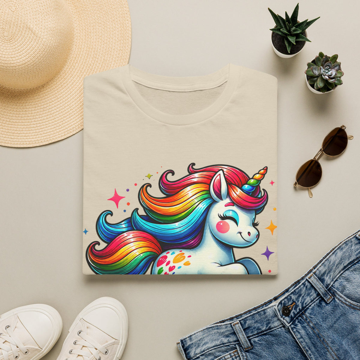 Funny Unicorn Chaser Adult T-Shirt — Rainbow Magical Unicorn Tee