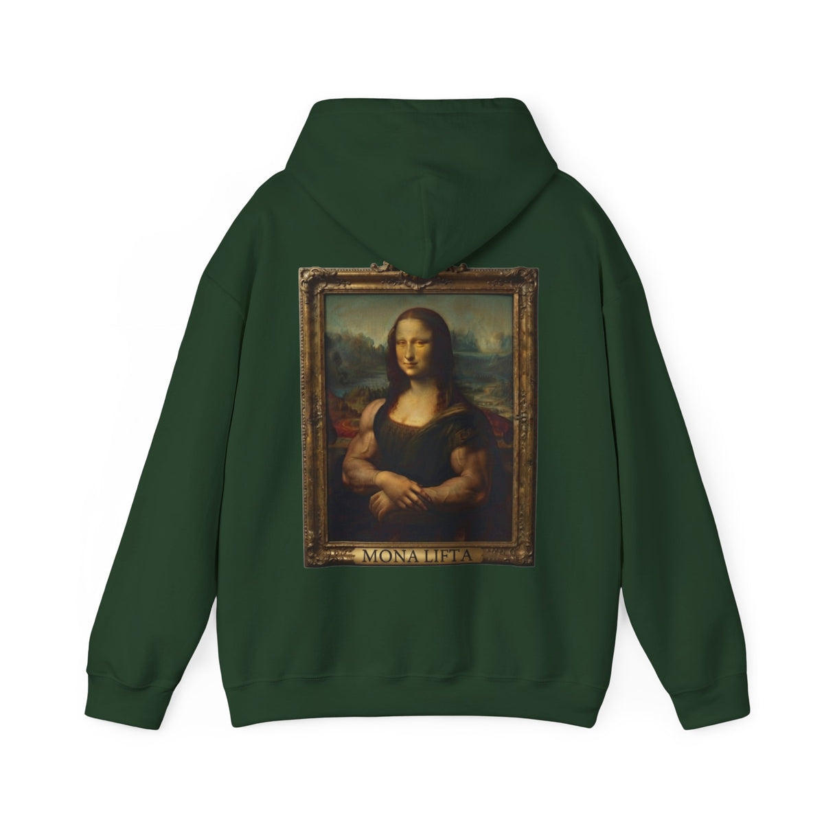 Mona Lisa Adult Hoodie – Classic Renaissance Art Print Pullover