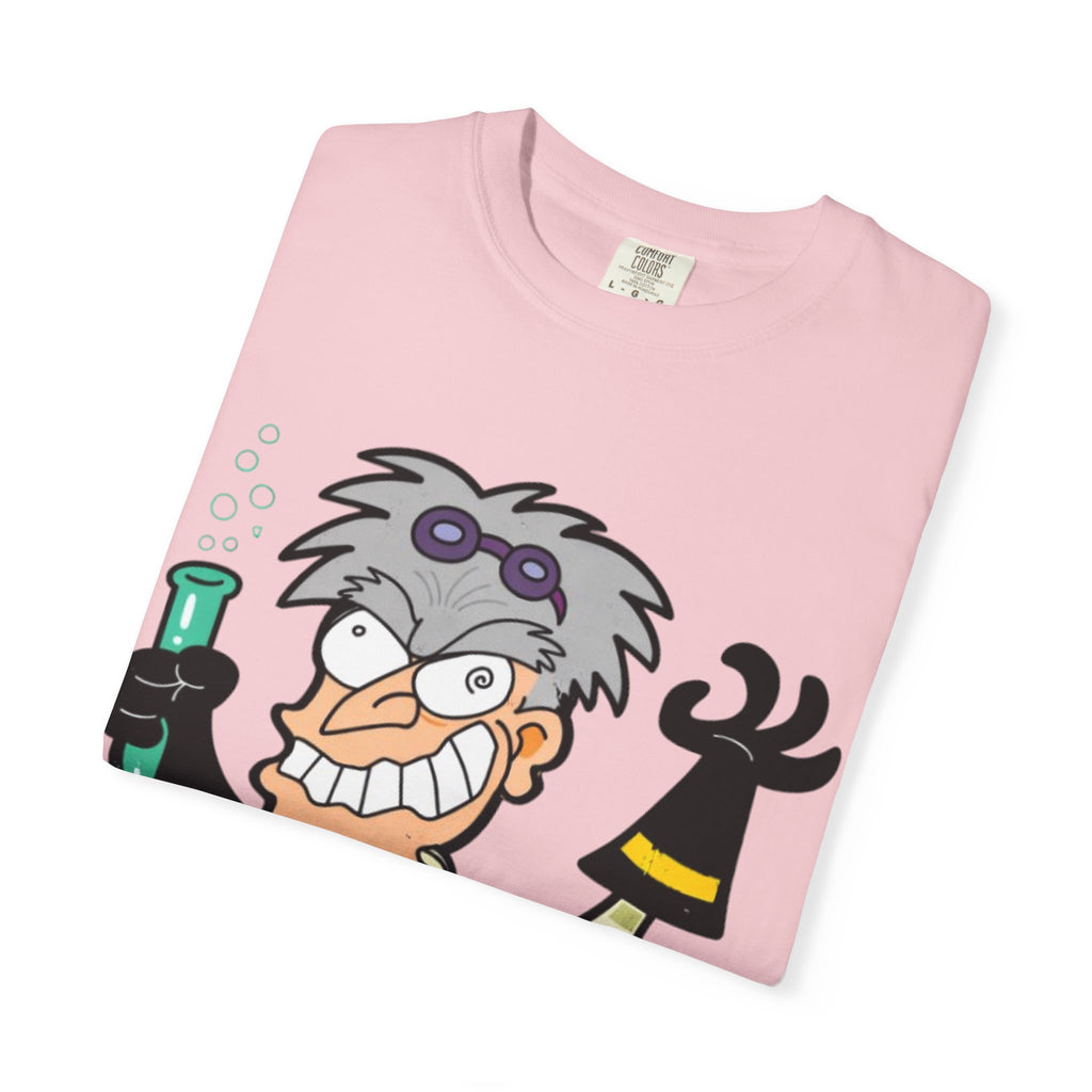 Science Cartoon  Adult T-Shirt — "It's Not Rocket Science" Lab Mad Scientist Tee