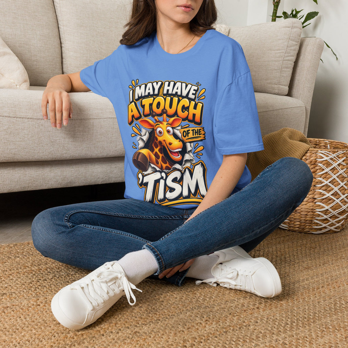 I May Have A Touch Of The Giraffe-Graphic Adult T-Shirt