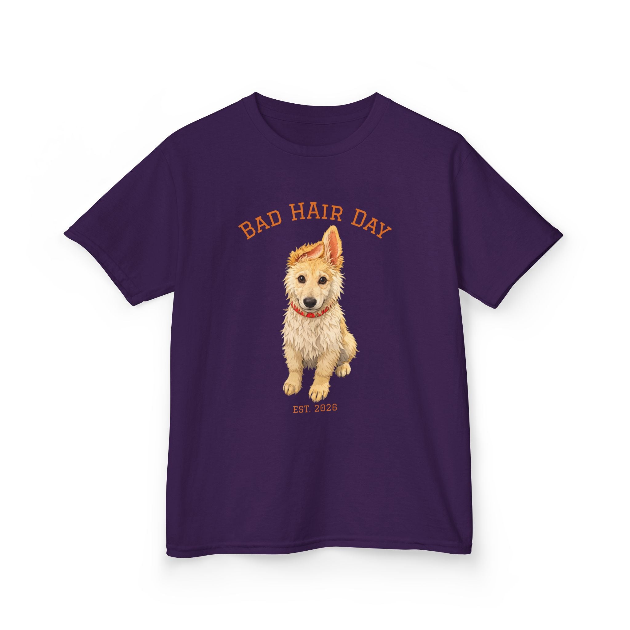 Bad Hair Day Puppy Tee | Tyra Illustration Kids T-Shirt