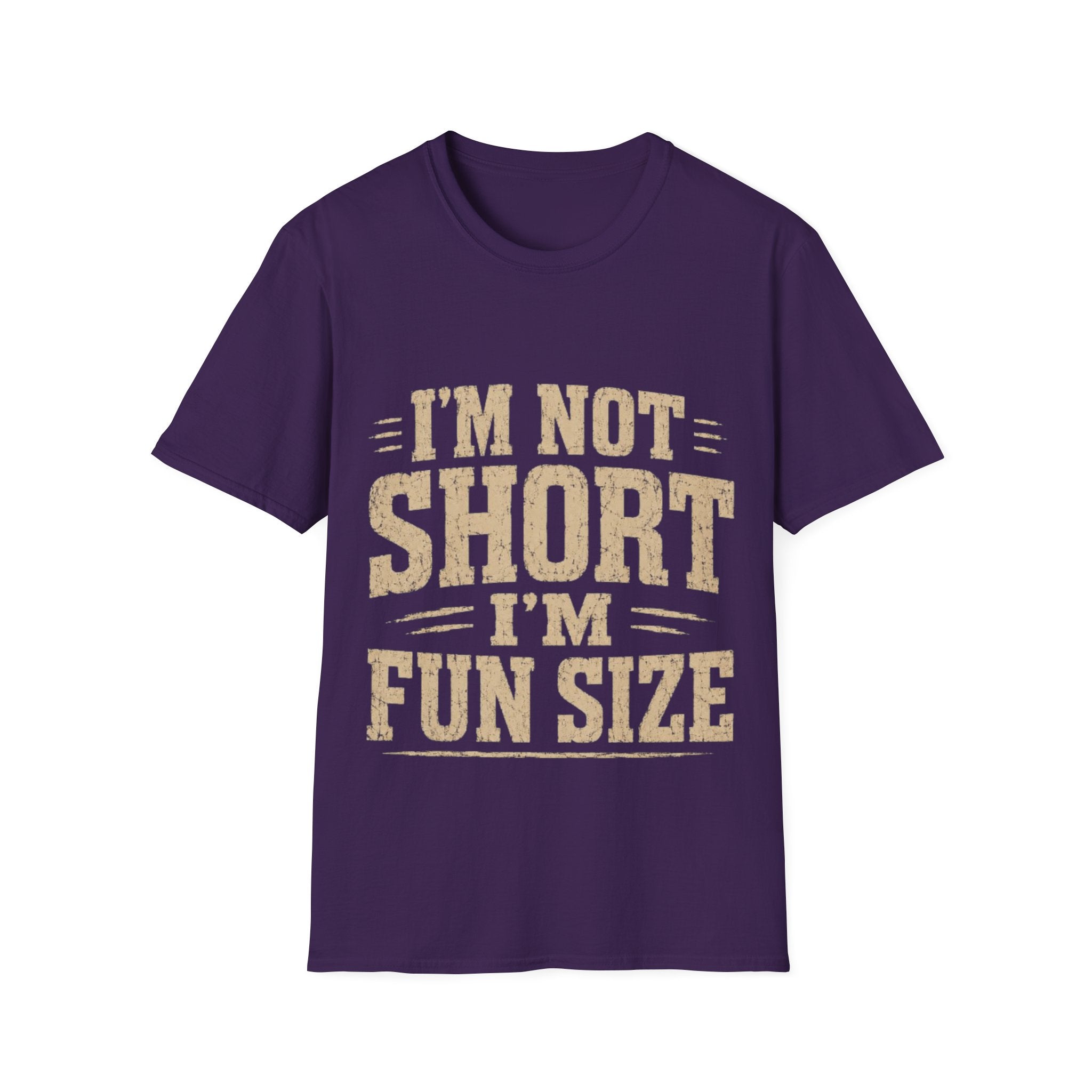 Adult T-Shirt — “I’m Not Short, I’m Fun Size” Funny Graphic Tee