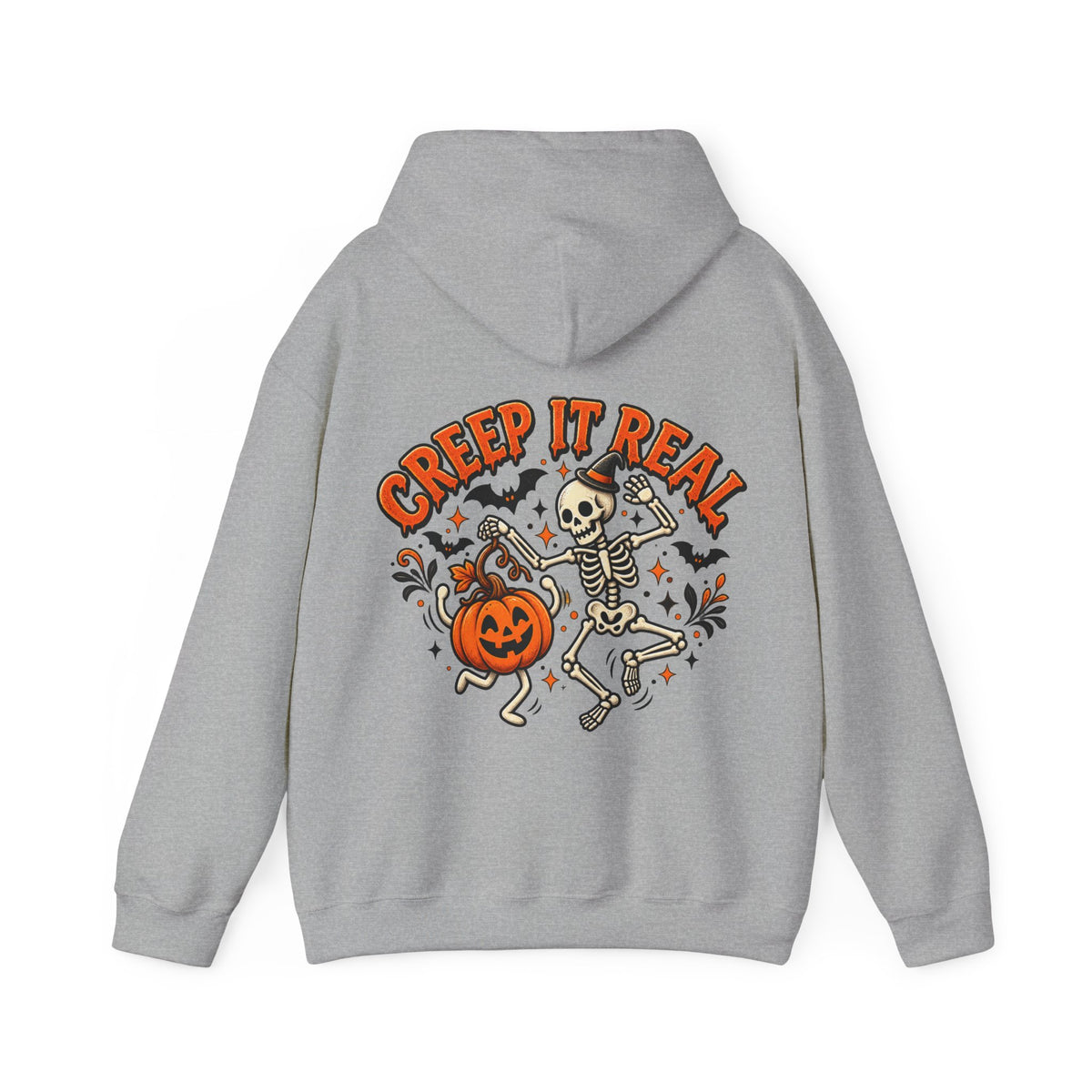Halloween Skeleton 'Creep It Real' Adult Hoodie
