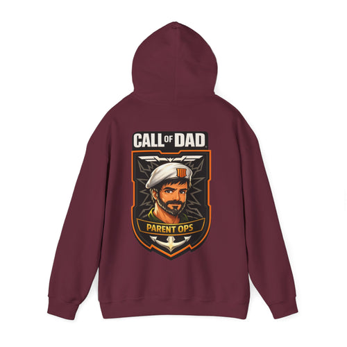 Adult Hoodie - "Call of Dad: Parent Ops" Tactical Gamer Hooded Sweatshirt