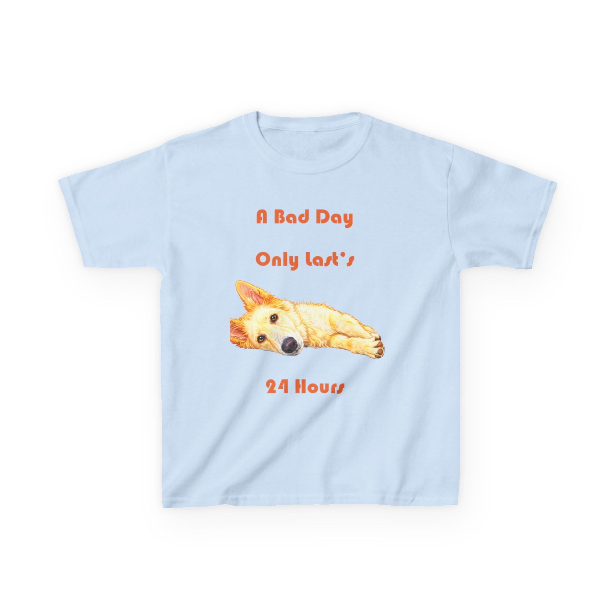 A Bad Day Only Lasts 24 Hours Kids Tee | Tyra Illustration