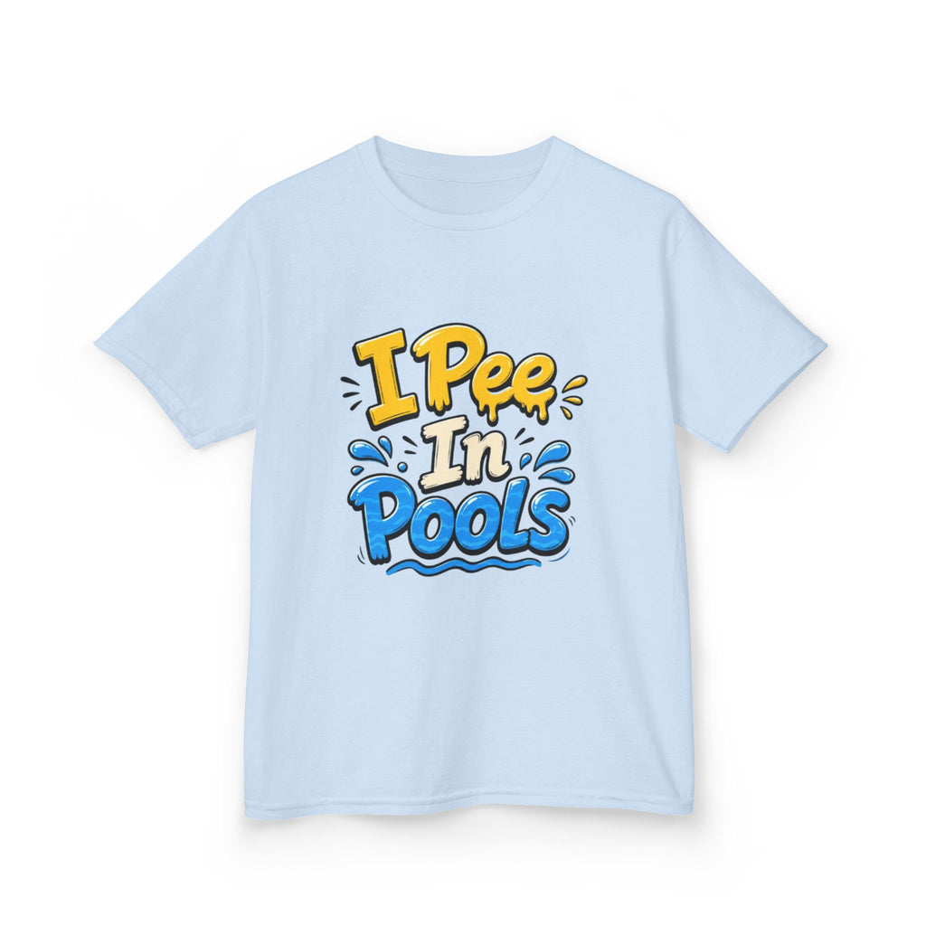 Kids Tee — "I Pee In Pools" Funny Summer Swim Shirt